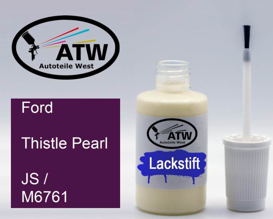 Ford, Thistle Pearl, JS / M6761: 20ml Lackstift, von ATW Autoteile West.